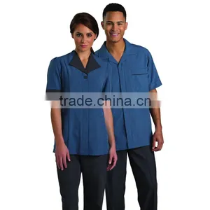Stylish Updated Hotel Housekeeping Service Uniform Tunics thumbnail-1