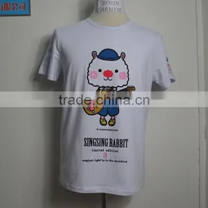 Factory Custom Leather Sleeve t Shirt Wholesale Cotton thumbnail-2
