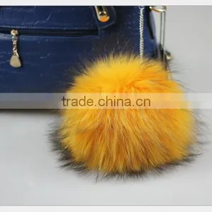 Wholesale Raccoon Fur Pom Poms thumbnail-5