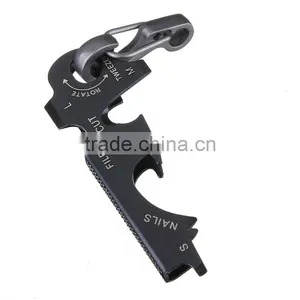 2017 New Arrival 8-in-1 Keychain Gadget Utility Key Ring EDC Multi-function Pocket Tool Survival Hot Sale thumbnail-4