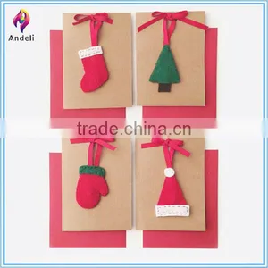 2015 Christmas Greeting Card,handmade Christmas Cards,christmas Cards With Recyclable Material thumbnail-6