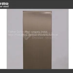 Guangdong Wholesale Color Stainless Steel Sheet,champagne HL Stainless Steel Plate thumbnail-2