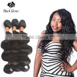 Wholesale Price Brazilian Body Wave Hair Extensions, 100% Human Hair Weft, Top Grade 7A Cheap Virgin Brazilian Hair Bundles thumbnail-1