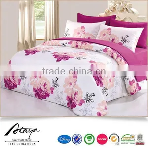 100%poly Microfiber Disperse Printing Quilt Cover Set thumbnail-1