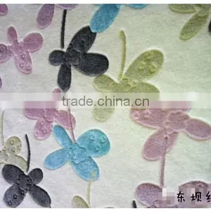 Fshion Dragonfly Offset Printing Coral Fleece Fabric thumbnail-1