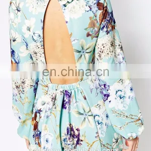 Without Dress Sexy Girls Photo Women Floral Printed Patterned Skater Dress thumbnail-3