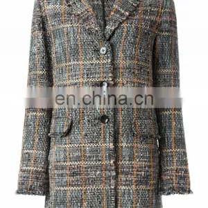 MIKA2386 Multicolour Lapel Coat thumbnail-2