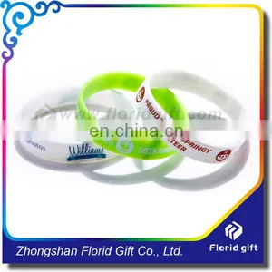 Beautiful and Exquisite Printed Silicone Bracelet/ Cheapest Custom Silicon Bracelet thumbnail-3