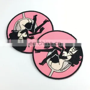 Custom Cheap Iron on Embroidery Clothing Club Patches thumbnail-6
