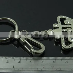 New Crown Shape Metal Crystal Diamond Keychain for Wedding Gift thumbnail-2