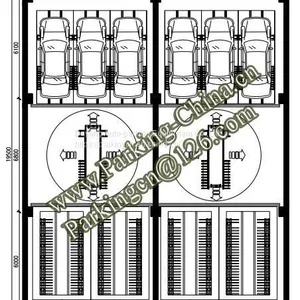 Parking Systems From China Dayang Parking the Full Automatic Smart Parking System Cabinet Vertical Lift Slide Turning System With PLC Control and Monitoring System thumbnail-2