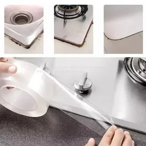Kitchen Sink Transparent Tape Resistant Waterproof Bathroom Toilet Home Pool Anti-Mildew Tape Strong Self-adhesive Sealing Tape thumbnail-5