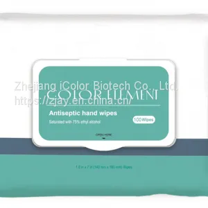 Alcohol Antibacterial Disinfectant Wipes OEM / ODM Manufacturers Wholesale thumbnail-4