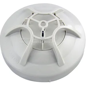 24V Intelligent Rate of Rise & Fixed Temperature Heat Detector LPCB EN4 CE Approved Addressable Heat Sensor thumbnail-1