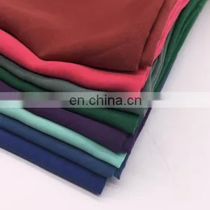 HOT!!!2020 New Polyester Lexus 180GSM Chiffon Fabric For Muslim Abaya Fabric 50+50D*50+50D thumbnail-1