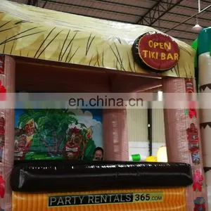 High Quality Backyard Party Hawaii Tiki Bar Style Mobile Kiosk Advertising Snack Food Inflatable Booth thumbnail-1
