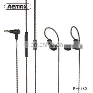 REMAX Double Moving-coil Mobile Phone In Ear Wired Earphone thumbnail-1