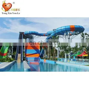 Fever Level Fiberglass Water Slide Freefall+fiberglass Octopus Water Slides thumbnail-1