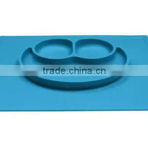2016 China Wholesale Silicone Dish Mat Food Mat Rubber Feeding Mat For Baby thumbnail-3