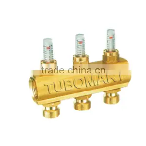 Floor Heating Systems Brass Exhaust Pipe Type Manifold thumbnail-1