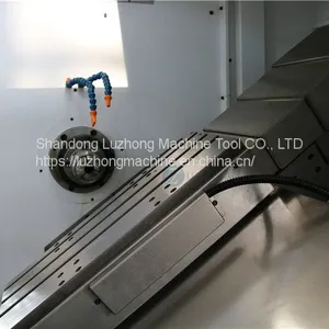 CK46P High Speed High Precision Automatic CNC Slant Bed Linear Rail Lathe Machine thumbnail-4