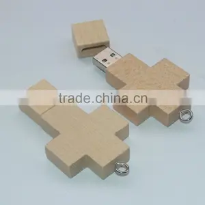 Factory Price Fashional Design Wooden Usb Flash Driver, High Capacity and Custom Logo Wood Usb Flash Drive thumbnail-1