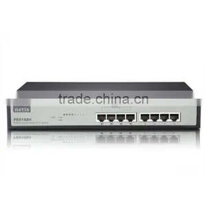 Netis 8 Port Fast Ethernet PoE Switch/4 Port PoE/802.3af thumbnail-1