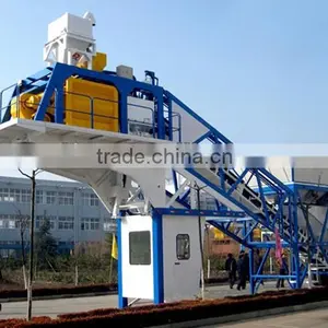 Mobile Concrete Mixing Plant YHZS40,concrete Batching Plant From China Dongfeng for Sale thumbnail-1