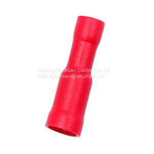 Flame-retardant PVC Bullet-type Quick-connect Pluggable Insulated Cold-pressing Terminal thumbnail-1