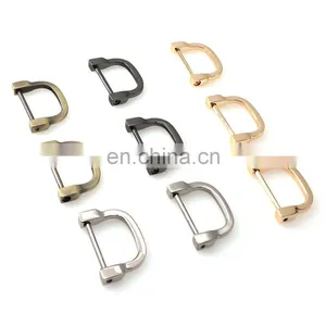 Bag Accessories Horseshoe Metal Removable Buckle Alloy Detachable Screws Opened D Ring thumbnail-4