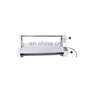 SRL-D48 Paper Laminating Machine 450mm Thermal Hot Cold Roll Laminator Double Side Laminator Machine thumbnail-3