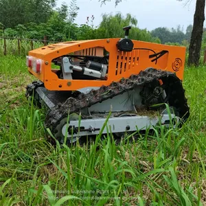Radio Controlled Lawn Mower for Sale, China Remote Controlled Lawn Mower Price, Remote Control Slope Mower With Tracks for Sale thumbnail-1
