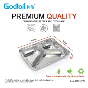 Rectanglar Aluminum Foil Container Wrinkle Wall Container thumbnail-1