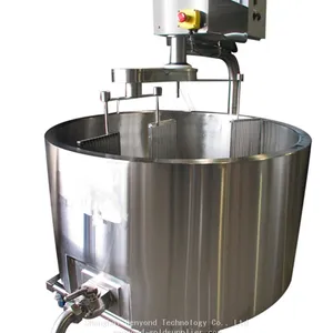 Dairy Plant for Cheese/Curd Production Line Small Scale Cheese Vat Automatic Cheese Vat thumbnail-1