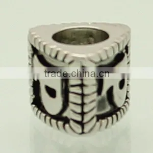 Beautiful Memory Stainless Steel Metal Letter Beads thumbnail-3