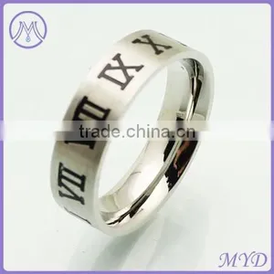 High Quality Polish Custom Plain Stainless Steel Ring thumbnail-4