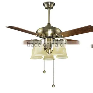 Elegant Decorative Design Wooden Blade Ceiling Fan With Lights thumbnail-1