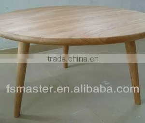 3 Legs Solid Wood Coffee Table Tea Table thumbnail-1
