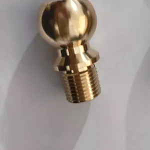 Brass Ball Joint CW614N HPb59-3 CNC Machining Turning Automation Industrial Parts thumbnail-2