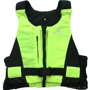 Nylon Outer Vest CE Certification Buoyancy EPE Foam Vest PVC Foam Surfing Jacket Nylon Outer thumbnail-2