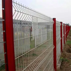 3D Curved Wire Mesh Fence for Airport Security With Anti-Climb Design thumbnail-3