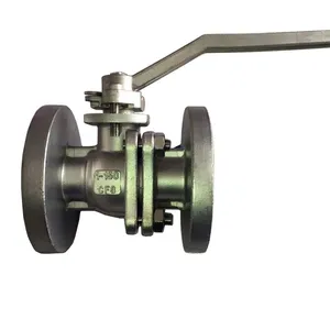 Industrial Valve ANSI 150lb DN200 CF8 CF8m 304 316 Wcb Full Port Manual Flanged Stainless Steel Floating Ball Valves thumbnail-5