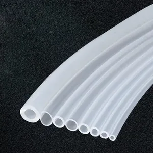 Food Grade Clear Silicone Tubing Flexible Platinum Cured Hose Custom Drawings Medical Heat Resistant for Beverage Pump Transfer thumbnail-4