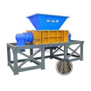 Electric Metal Plate Dtv Lithium Battery Shredder for Leather Ldpe Plastic Bag Pipe Crumb Rubber Waste Rags Shredding Machine EPC thumbnail-1