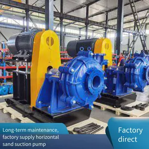 ah Fraction Slurry Pump, Horizontal Mining Sand Suction Pump, Fine Sand Recovery Pump, River Sand Pumping Pump thumbnail-1