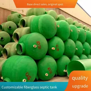 Finished Frp Septic Tanks Specially Designed for Schools, Three - Chamber Buried Type, Domestic Sewage Collection and Purification Devices thumbnail-3