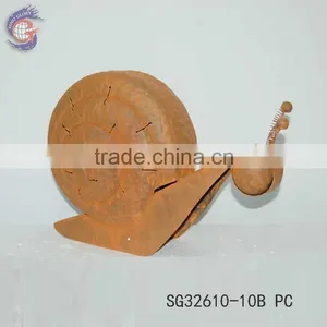 China Art Animals Ornament Garden Decoration Metal Decorative Snail for Sale thumbnail-2