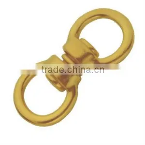 Eye and Eye Brass Swivel thumbnail-1