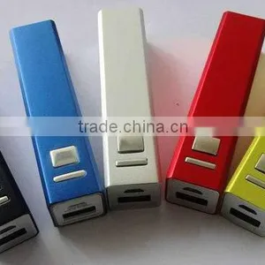 Rich Color Famous Brand Mobile Power Bank 2600mah for Smart Phone and USB Devices thumbnail-1
