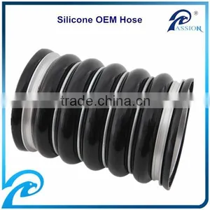 Black Fitting Auto Truck Parts Silicone Radiator Rubber Hose thumbnail-5
